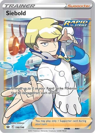 Siebold (Full Art) SWSH06: Chilling Reign Pokemon card