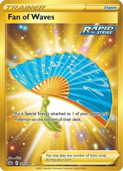 Fan of Waves (Secret) SWSH06: Chilling Reign Pokemon card