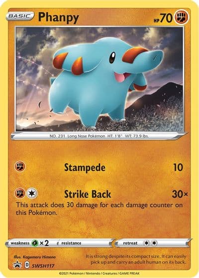 Phanpy - SWSH117 SWSH: Sword & Shield Promo Cards Pokemon card