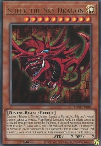 Slifer the Sky Dragon Egyptian God Deck: Slifer the Sky Dragon Yu-Gi-Oh! card