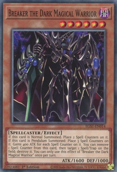 Breaker the Dark Magical Warrior Egyptian God Deck: Slifer the Sky Dragon Yu-Gi-Oh! card