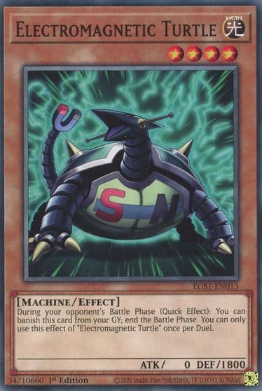 Electromagnetic Turtle Egyptian God Deck: Slifer the Sky Dragon Yu-Gi-Oh! card