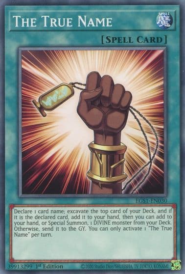 The True Name Egyptian God Deck: Slifer the Sky Dragon Yu-Gi-Oh! card