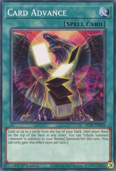 Card Advance Egyptian God Deck: Slifer the Sky Dragon Yu-Gi-Oh! card