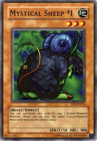 Mystical Sheep 1 Speed Duel: Tournament Pack 5 Yu-Gi-Oh! card