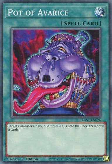Pot of Avarice Egyptian God Deck: Slifer the Sky Dragon Yu-Gi-Oh! card
