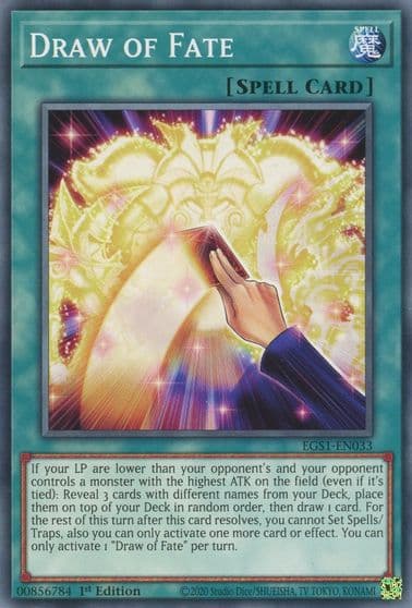 Draw of Fate Egyptian God Deck: Slifer the Sky Dragon Yu-Gi-Oh! card