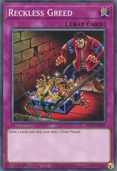 Reckless Greed Egyptian God Deck: Slifer the Sky Dragon Yu-Gi-Oh! card