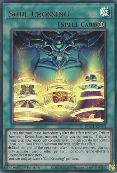 Soul Crossing Egyptian God Deck: Obelisk the Tormentor Yu-Gi-Oh! card