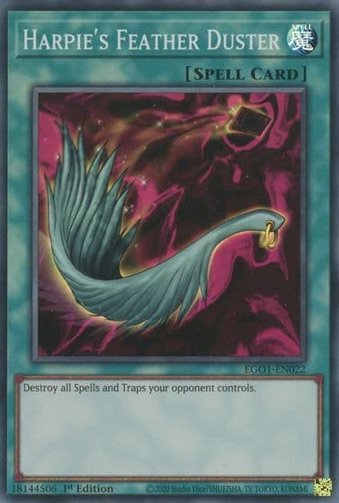 Harpies Feather Duster Egyptian God Deck: Obelisk the Tormentor Yu-Gi-Oh! card
