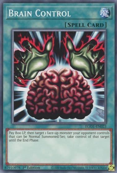 Brain Control Egyptian God Deck: Obelisk the Tormentor Yu-Gi-Oh! card