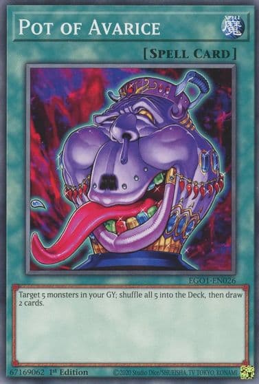 Pot of Avarice Egyptian God Deck: Obelisk the Tormentor Yu-Gi-Oh! card