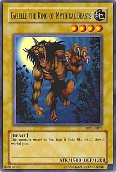 Gazelle the King of Mythical Beasts Dark Beginning 2 Yu-Gi-Oh! card
