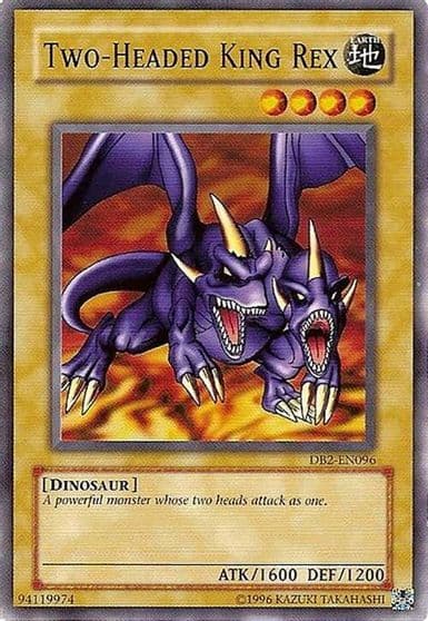Two Headed King Rex Dark Beginning 2 Yu-Gi-Oh! card
