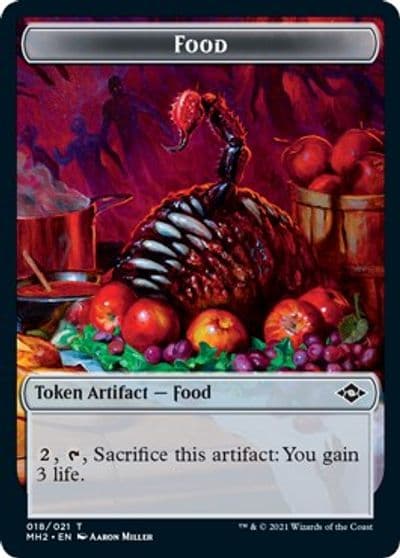 Food 018 Bird Double Sided Token Modern Horizons 2 Magic card