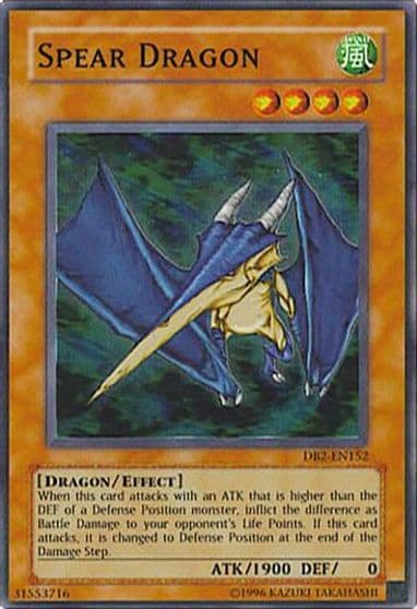 Spear Dragon Dark Beginning 2 Yu-Gi-Oh! card