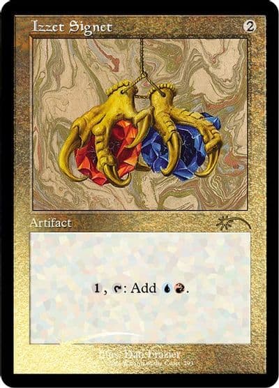 Izzet Signet Foil Etched Secret Lair Drop Series Magic card