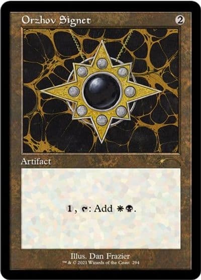 Orzhov Signet Secret Lair Drop Series Magic card