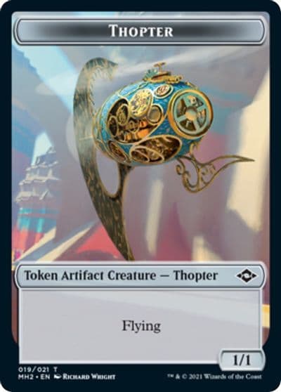 Thopter Zombie Army Double Sided Token Modern Horizons 2 Magic card