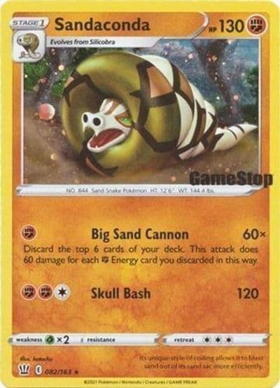Sandaconda (Gamestop Exclusive) Miscellaneous Cards & Products Pokemon card
