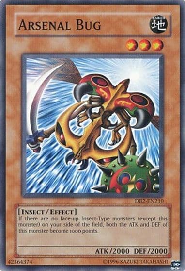 Arsenal Bug Dark Beginning 2 Yu-Gi-Oh! card