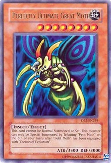 Perfectly Ultimate Great Moth Dark Beginning 2 Yu-Gi-Oh! card