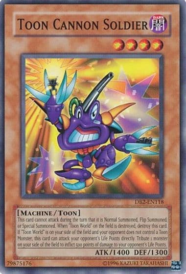 Toon Cannon Soldier Dark Beginning 2 Yu-Gi-Oh! card