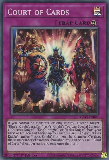 Court of Cards King's Court Yu-Gi-Oh! card