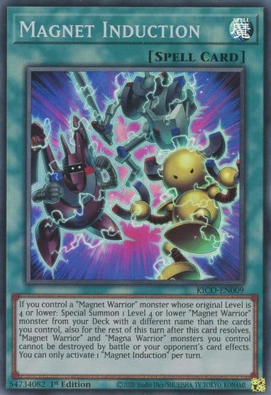 Magnet Induction King's Court Yu-Gi-Oh! card