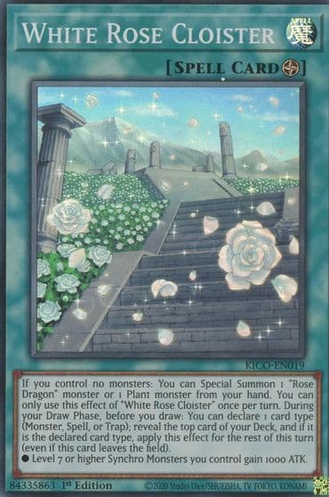 White Rose Cloister King's Court Yu-Gi-Oh! card