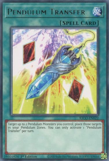 Pendulum Transfer King's Court Yu-Gi-Oh! card