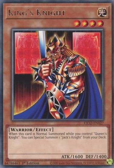 Kings Knight King's Court Yu-Gi-Oh! card