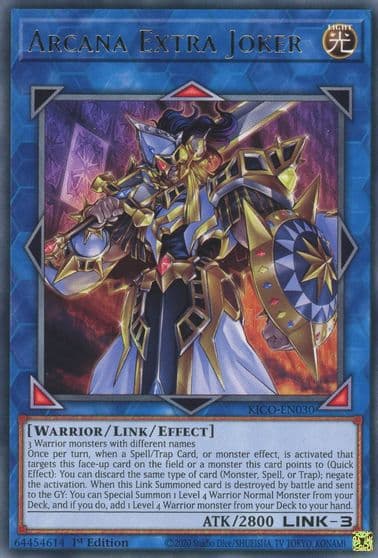 Arcana Extra Joker King's Court Yu-Gi-Oh! card
