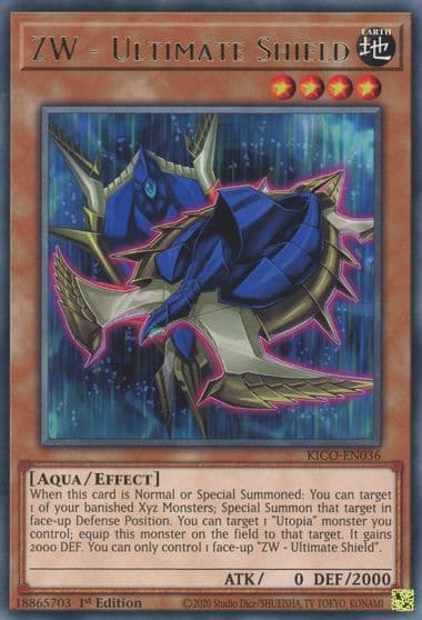 ZW Ultimate Shield King's Court Yu-Gi-Oh! card