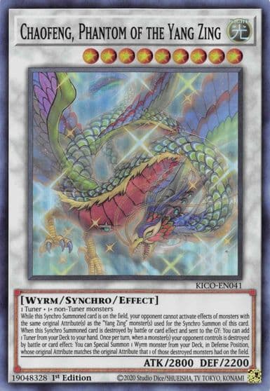 Chaofeng Phantom of the Yang Zing King's Court Yu-Gi-Oh! card
