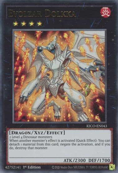 Evolzar Dolkka King's Court Yu-Gi-Oh! card