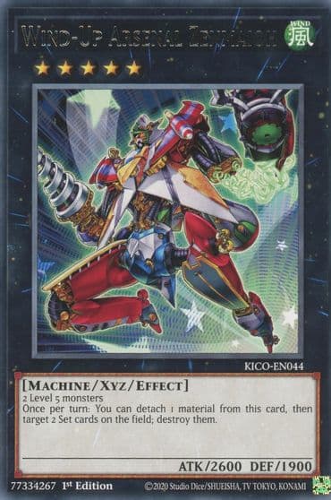 Wind Up Arsenal Zenmaioh King's Court Yu-Gi-Oh! card