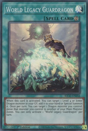 World Legacy Guardragon King's Court Yu-Gi-Oh! card