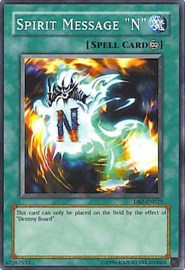 Spirit Message N Dark Beginning 2 Yu-Gi-Oh! card