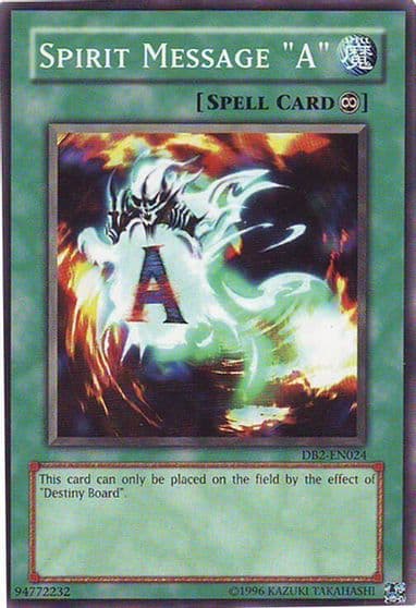 Spirit Message A Dark Beginning 2 Yu-Gi-Oh! card