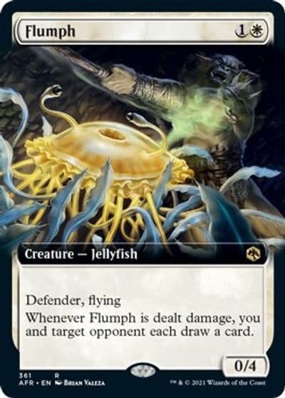 Flumph Extended Art Adventures in the Forgotten Realms Magic card