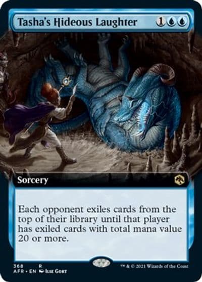 Tashas Hideous Laughter Extended Art Adventures in the Forgotten Realms Magic card