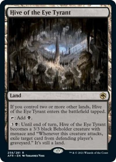 Hive of the Eye Tyrant Adventures in the Forgotten Realms Magic card