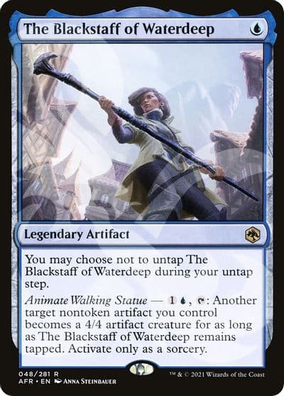 The Blackstaff of Waterdeep AFR Ampersand Promos Magic card