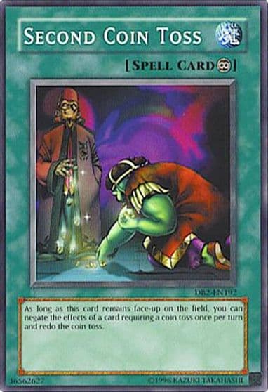 Second Coin Toss Dark Beginning 2 Yu-Gi-Oh! card
