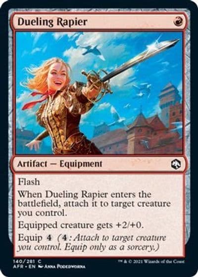 Dueling Rapier Adventures in the Forgotten Realms Magic card