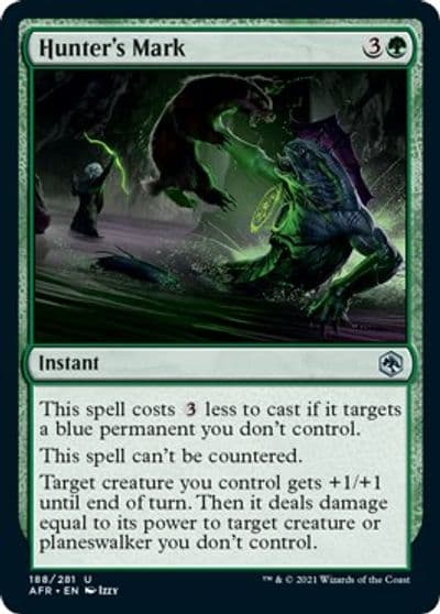 Hunters Mark Adventures in the Forgotten Realms Magic card