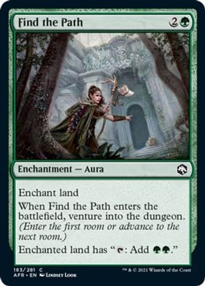 Find the Path Adventures in the Forgotten Realms Magic card