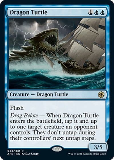 Dragon Turtle Adventures in the Forgotten Realms Magic card