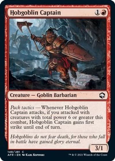 Hobgoblin Captain Adventures in the Forgotten Realms Magic card